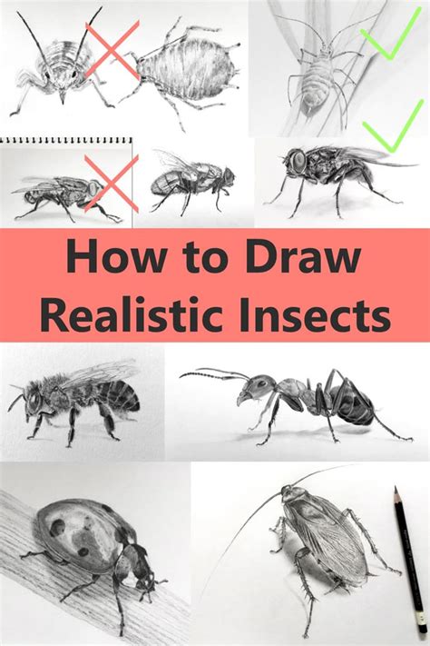 Step by Step Drawing Insects 的图像结果