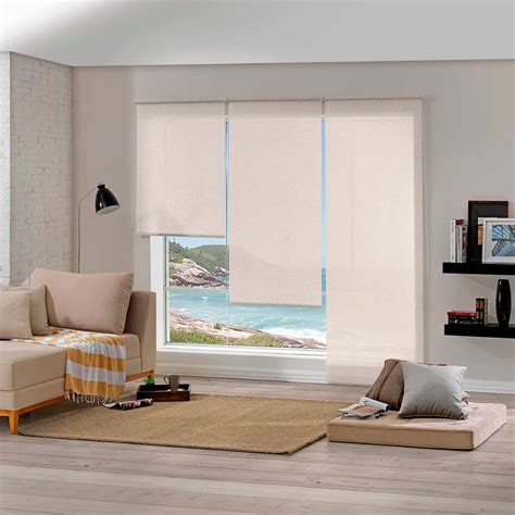 Cortina Pratika Rolô Linho 1,60m x 2,20 Cru - Bella Janela