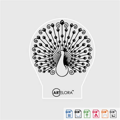 Laser Engraving Peacock – ArtElora