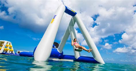 Image result for Sinking Inflatables in Pool