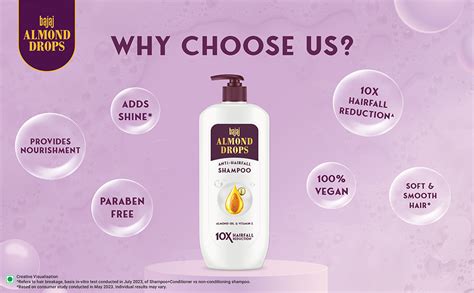 Buy Bajaj Almond Drops Anti Hairfall Conditioner, 175ML, For Dry ...