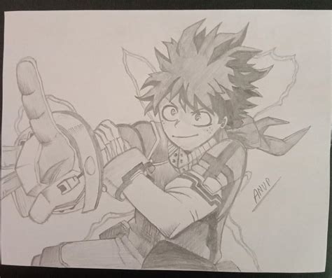 Drawing Of Deku