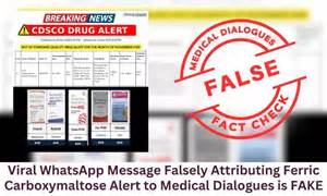Fake Pharma Alert: Viral WhatsApp Image Misuses Medical Dialogues Logo ...
