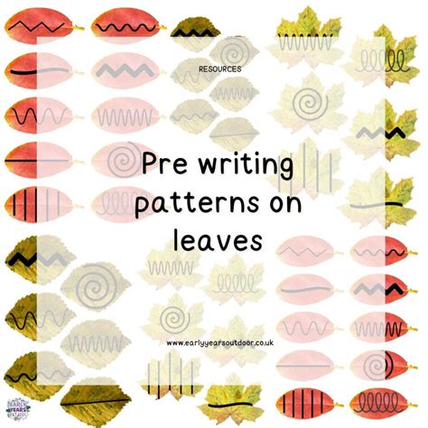 Pre Writing Patterns 的图像结果