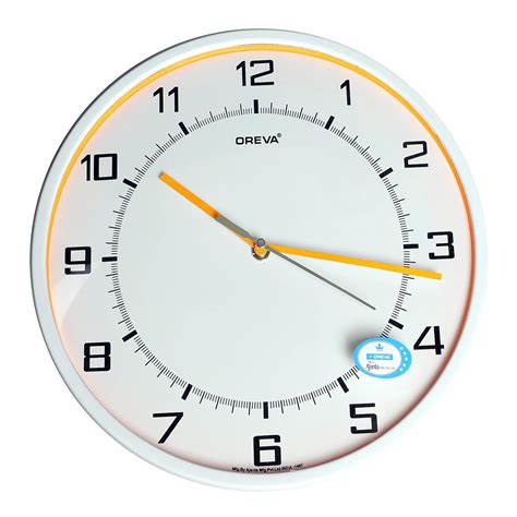 Buy Oreva neon Colors Ring Fancy Sweep Wall Clock | Clear White dial ...