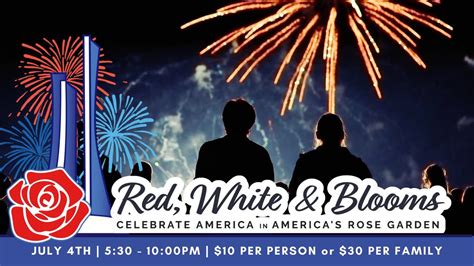 Red, White and Blooms: Celebrating America in America’s Rose Garden ...