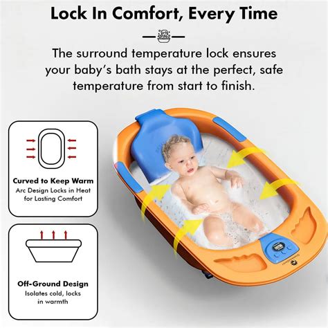 Bath tub for Newborn Baby with Bather Seat - StarAndDaisy