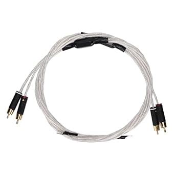 ADIUM Audiophiles Cable, Silver Plated Gold Plated Stereo Aux Cables ...