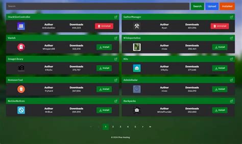 Image result for Rust Server UI