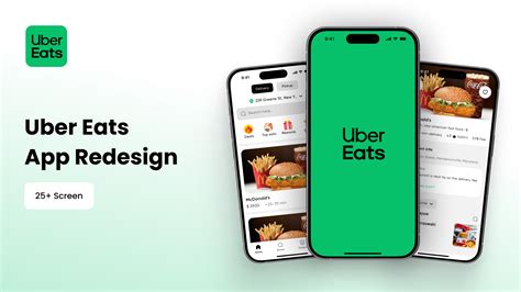 Uber Eats App Redesign: Food Delivery App UI | Figma