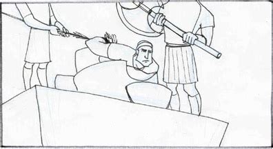 Damon and Pythias, by Rebecca JJ