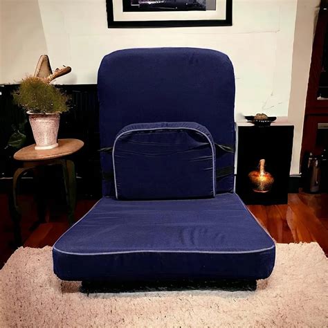 Meditation Chair with Supportive Cushion Crafted from Fine Fabric for