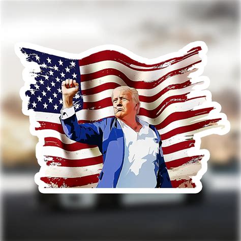 Amazon.com: Trump Bumper Stickers (Large 5.6inch), Independence Day ...