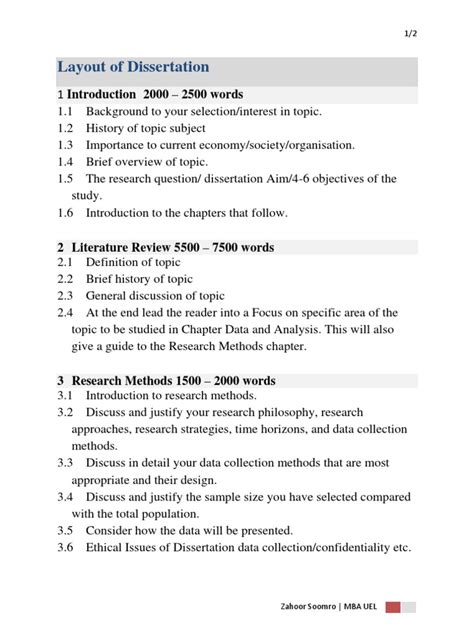 Layout of Dissertation 的图像结果