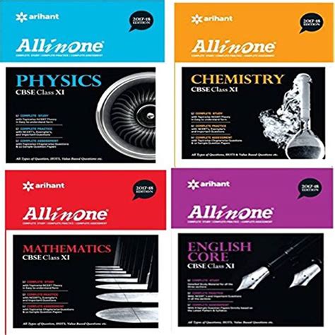 Arihant All In One Class 12 Physics,chemistry,math,english Core: Buy ...