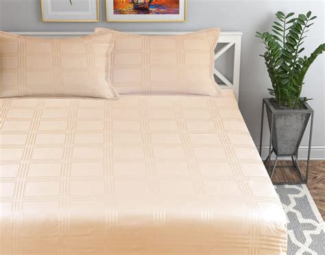 Buy BSB HOME Premium Cotton Elastic Fitted Bedsheets with 2 King Size ...