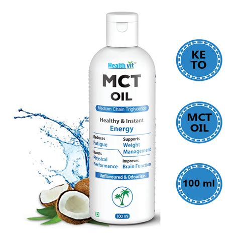 Healthvit MCT Oil, 100 ml Price, Uses, Side Effects, Composition ...