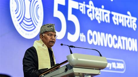 Former president Ram Nath Kovind tells journalists during IIMC's ...