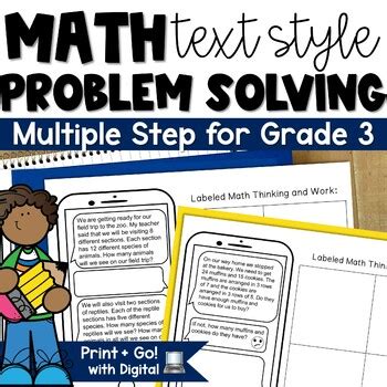 Image result for How to Solve Multi-Step Word Problems 3rd Grade