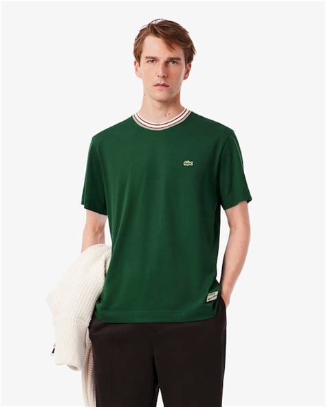 Men's T Shirts: Cotton, Jersey, Striped, Hooded | Lacoste US