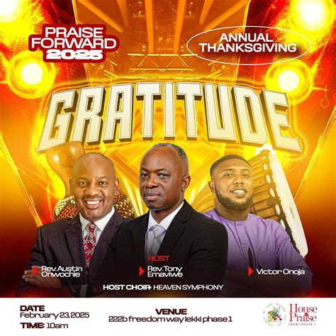 Praise Forward 2025, CGMi House Of Praise, Lagos, 23 February 2025 ...