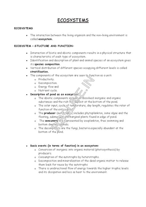 Ecosystem part 7 - - Studocu