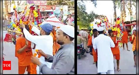 Muslim Groups Shower Rose Petals, Provide Facilities For Kanwarias ...