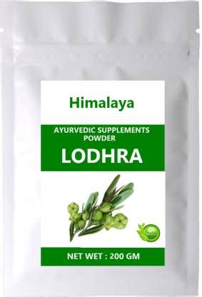 HIMALAYA NATURAL LODHRA POWDER ( Symplocos Racemosa ) 200 Price in ...