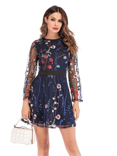 Dress With Embroidered Sleeves at Sheila Tejada blog