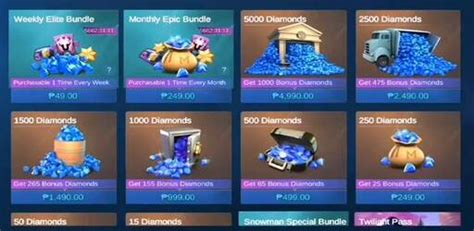 Mobile Legend Diamond Shop 的图像结果