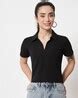 Buy Black Tops for Women by ORCHID BLUES Online | Ajio.com