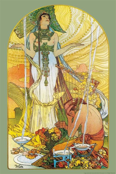 Buy Alphonse Mucha Painting Salammbo Poster 1896 Gustave Flaubert Book ...