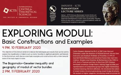 Infosys-ICTS Ramanujan Lectures | ICTS