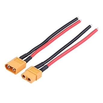 UBERSWEET® XT60 Female Cable, Connect Lithium Battery Low Resistance ...