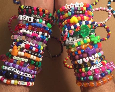 kandi cuff with letters