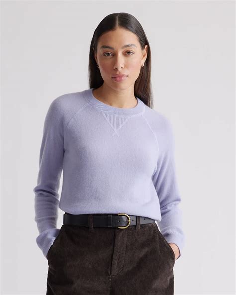 Mongolian Shrunken Cashmere Sweatshirt