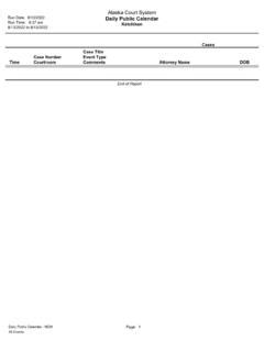 Daily Public Calendar - NEW - Alaska Court System / daily-public ...