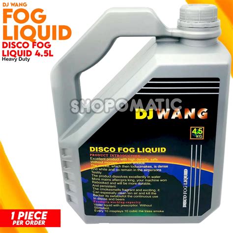 🟧 Fog Liquid Fog Machine 4.5L Fog Juice High Quality Dj Wang Fog Liquid ...
