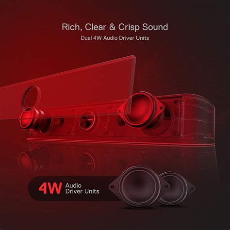 ADIEMUS GS560 - RGB 2.0 Channel USB Wired Soundbar – Redragon India