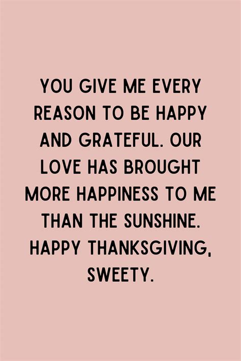 47+ Sweet Thanksgiving Love Quotes for Him - Darling Quote