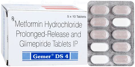 Gemer Ds 4 Tablet: Uses, Side Effects, Price & Substitutes