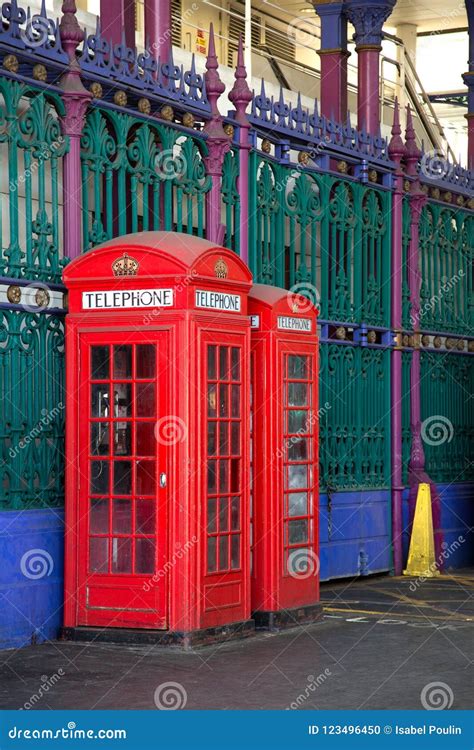 Red english phone booths stock photo. Image of phonebooth - 123496450
