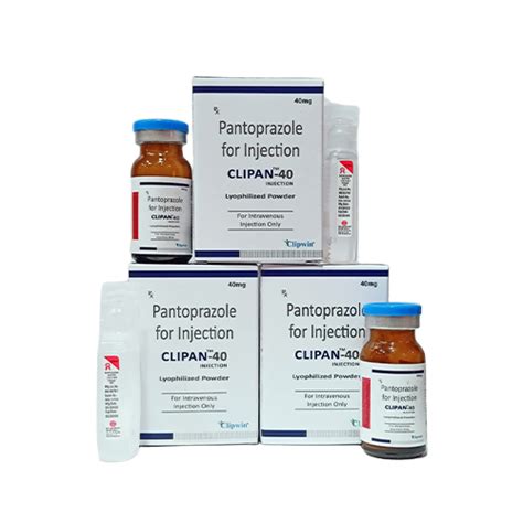 Clipan 40 Injection - Pantoprazole for Injection - Clipwin Pharmaceuticals