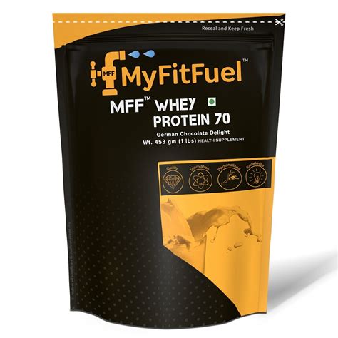 MyFitFuel MFF Whey Protein 70, 20gm of Protein In Each Serving,For ...
