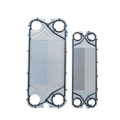 What are the materials of the plate heat exchanger plates