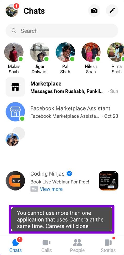 Image result for Messenger Camera App