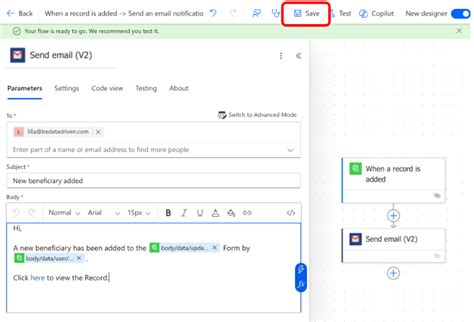 Image result for Power Automate Notification Email