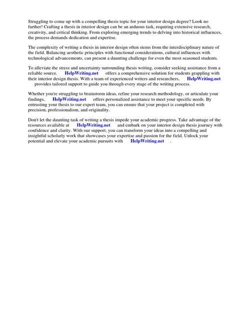 Dissertation Topics for Interior Design 的图像结果