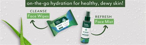 Kaya Youth Hydro Replenish Gentle Cleansing Face Wipes, 10Wipes ...