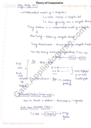 Btech cse cst ece it 5 sem formal languages and automata theory ...